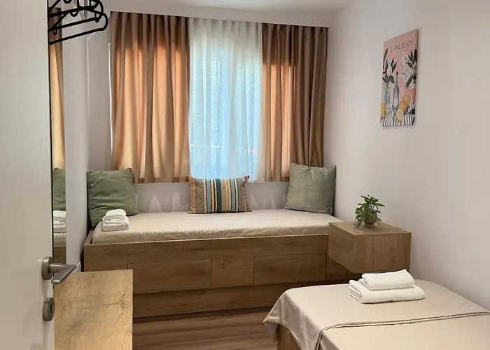 公寓 Lemon Garden Cozy 2br Private Garden Center 地拉那