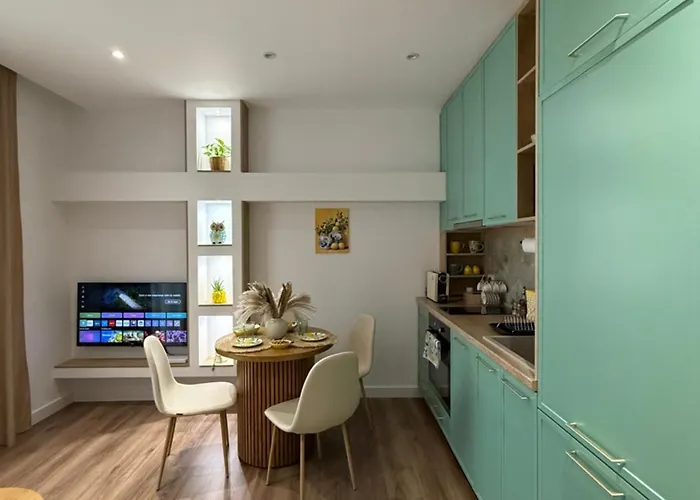 公寓 Lemon Garden Cozy 2br Private Garden Center 地拉那
